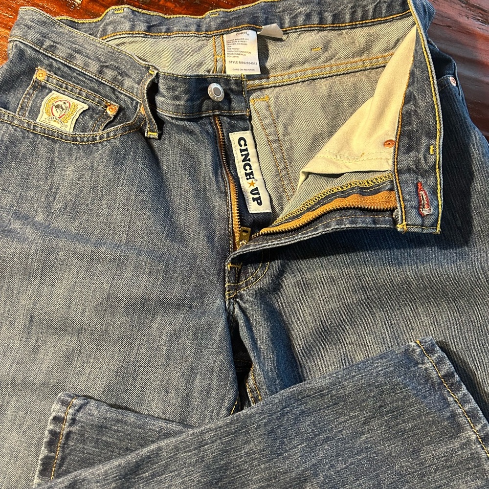 Cinch Men's blue Jeans 32/30 - Picture 6 of 7